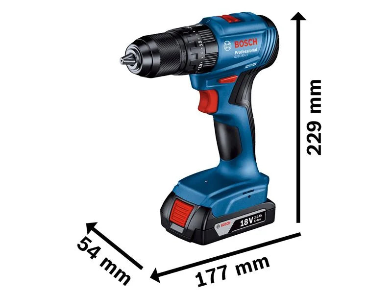Bosch GSB 18V-45 Professional Combi Drill 18V Bare Unit - 06019K3300