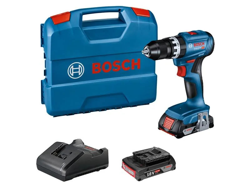 Bosch GSB 18V-45 Professional Combi Drill 18V 2 x 2.0Ah Li-ion - 06019K3371