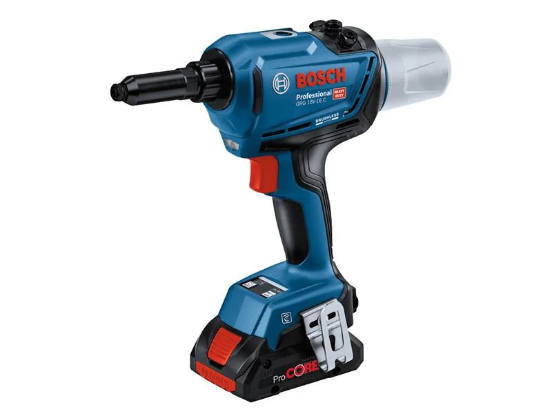 Bosch GRG 18V-16 C Rivet Gun 18V 2 x 2.0Ah Li-ion - 06019K5071