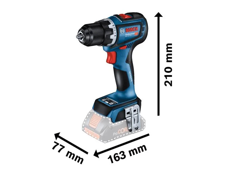 Bosch GSR 18V-90C Professional Drill Driver 18V Bare Unit - 06019K6000