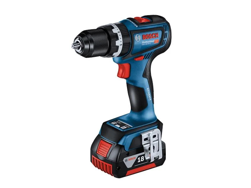 Bosch GSB 18V-90 C Professional Combi Drill 18V 2 x 4.0Ah Li-ion - 06019K6171