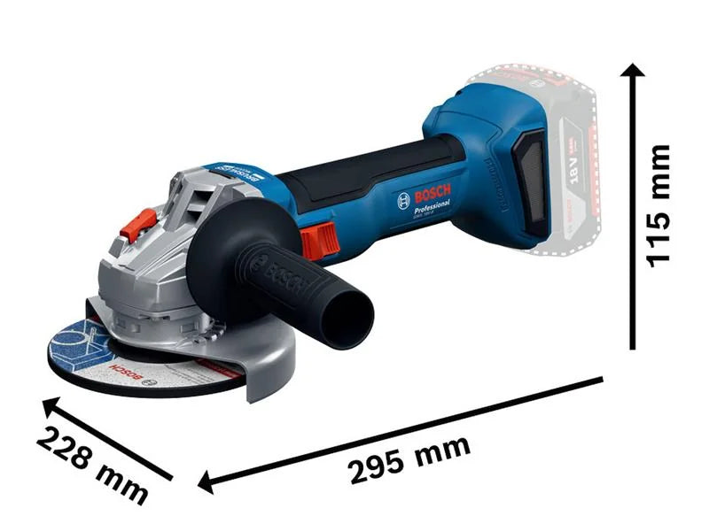 Bosch GWS 18V-8 Professional Angle Grinder 18V Bare Unit - 06019N9000