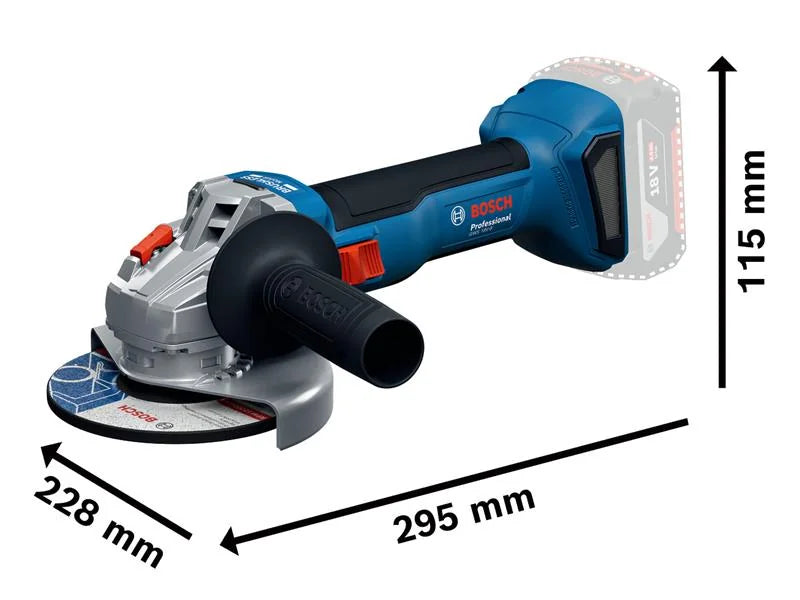 Bosch PRO GWS 18V-8 Angle Grinder 18V Bare Unit - 06019N9004
