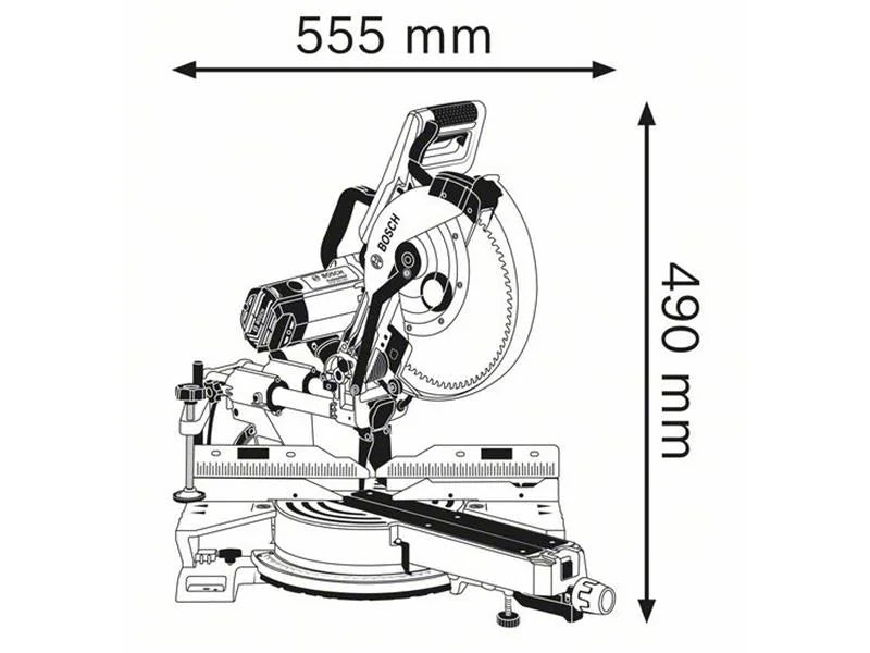 Bosch GCM 350-254 Professional Mitre Saw 1450W 110V - 0601B22660