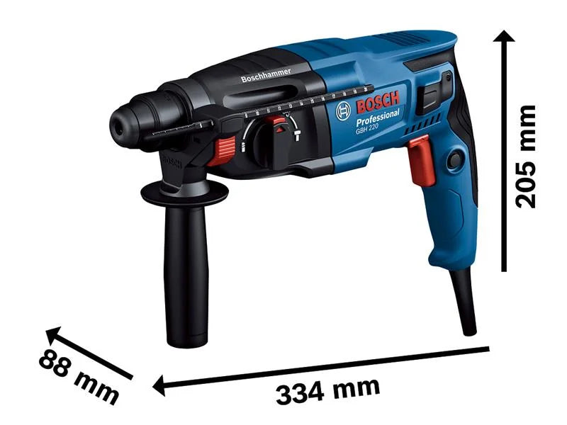 Bosch GBH 2-21 SDS Plus Rotary Hammer 720W 240V - 06112A6070