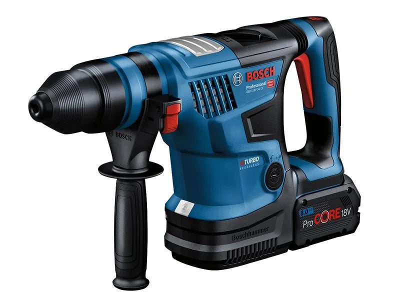 Bosch GBH 18V-34 CF Pro BITURBO SDS-Plus Rotary Hammer 18V 2 x 8.0Ah ProCORE18V