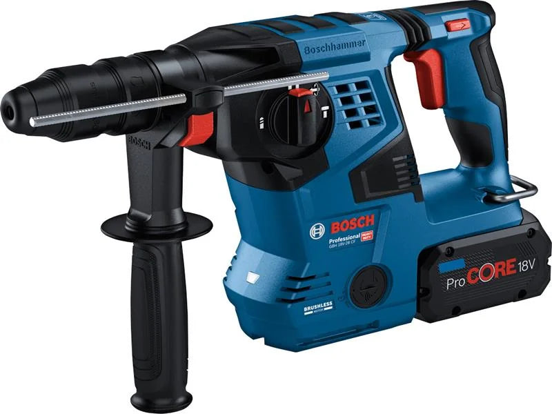 Bosch GBH 18V-28 CF Pro BITURBO SDS-Plus Rotary Hammer 18V 2 x 5.5Ah ProCORE18V