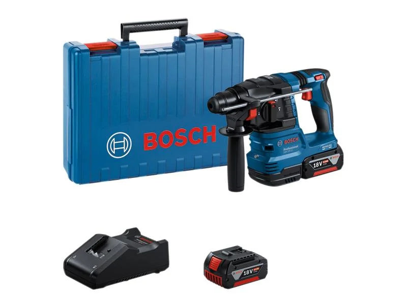 Bosch GBH 18V-22 SDS-Plus Rotary Hammer 18V 2 x 4.0Ah Li-ion - 0611924072