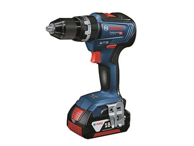 Bosch GSB 18V-55 Professional Combi Drill 18V 2 x 5.0Ah Li-ion - 0615990M5W