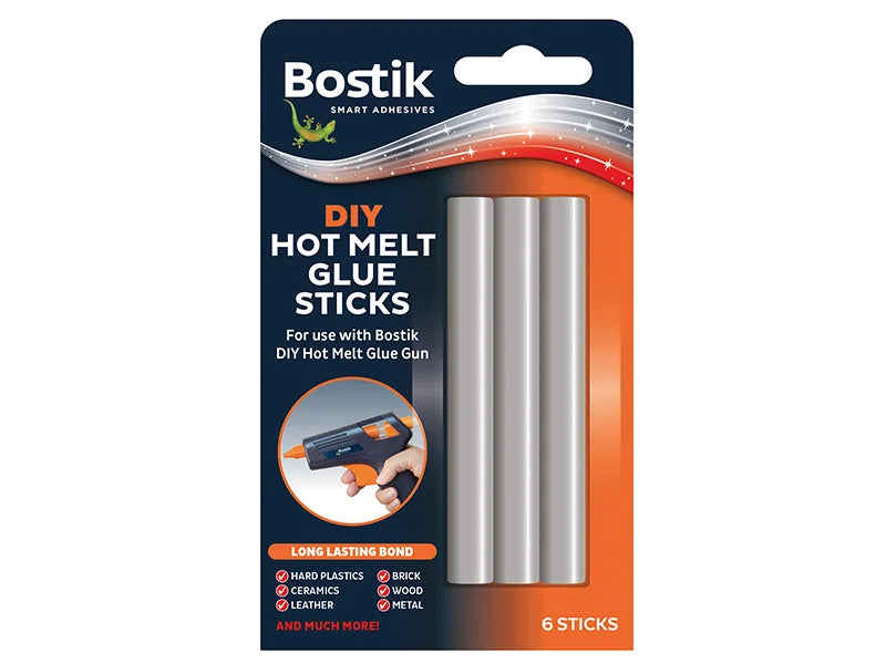 Bostik All-Purpose Glue Sticks DIY 100mm x 6 80712 - 30813369