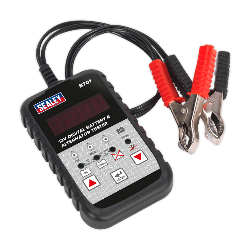 Sealey Digital Battery Tester 12V Model BT01