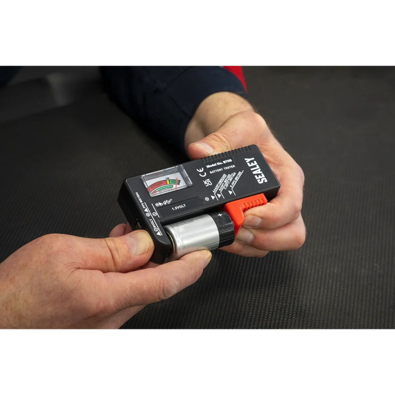 Sealey Battery Tester Model BT05 for AAA to 9V Batteries