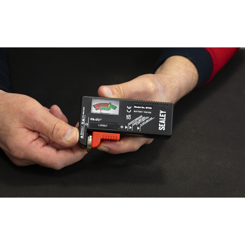 Sealey Battery Tester Model BT05 for AAA to 9V Batteries