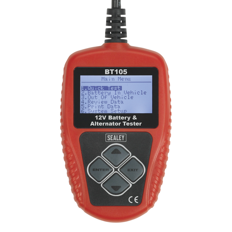 Sealey Digital Battery Tester 12V Model BT105