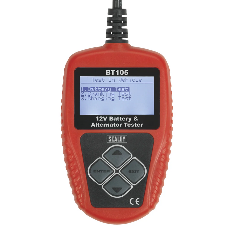 Sealey Digital Battery Tester 12V Model BT105
