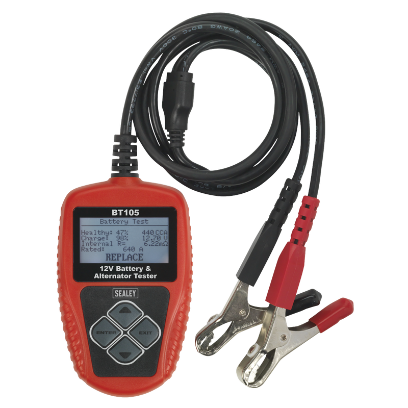 Sealey Digital Battery Tester 12V Model BT105
