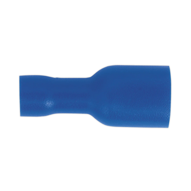 Sealey Fully Insulated Female Terminal 4.8mm Blue - Pack of 100