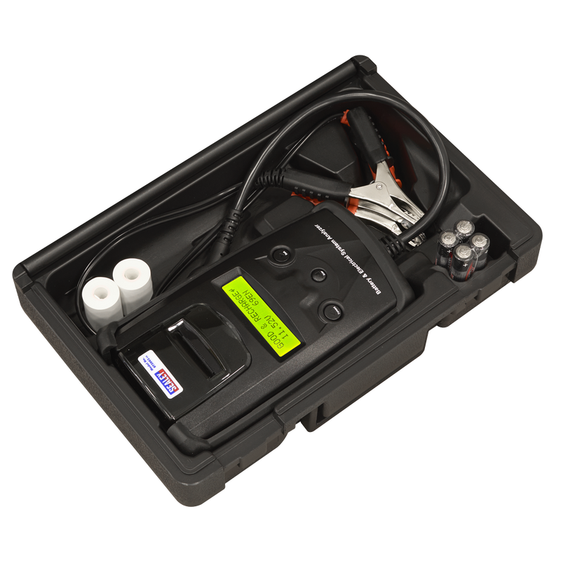 Sealey Digital Battery & Alternator Tester BT2003 6/12/24V