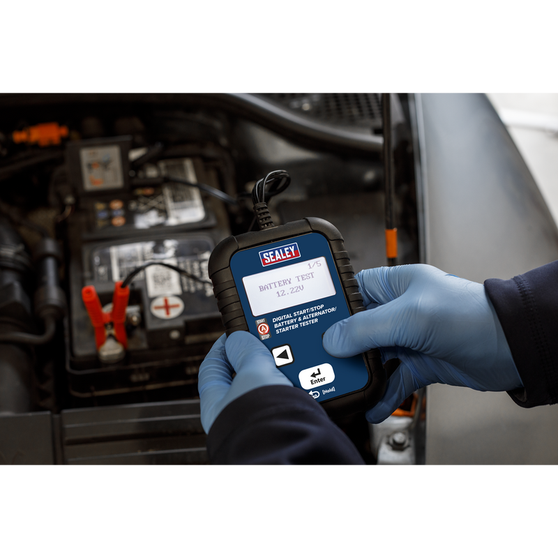 Sealey Digital Battery & Alternator Tester 12/24V BT2011