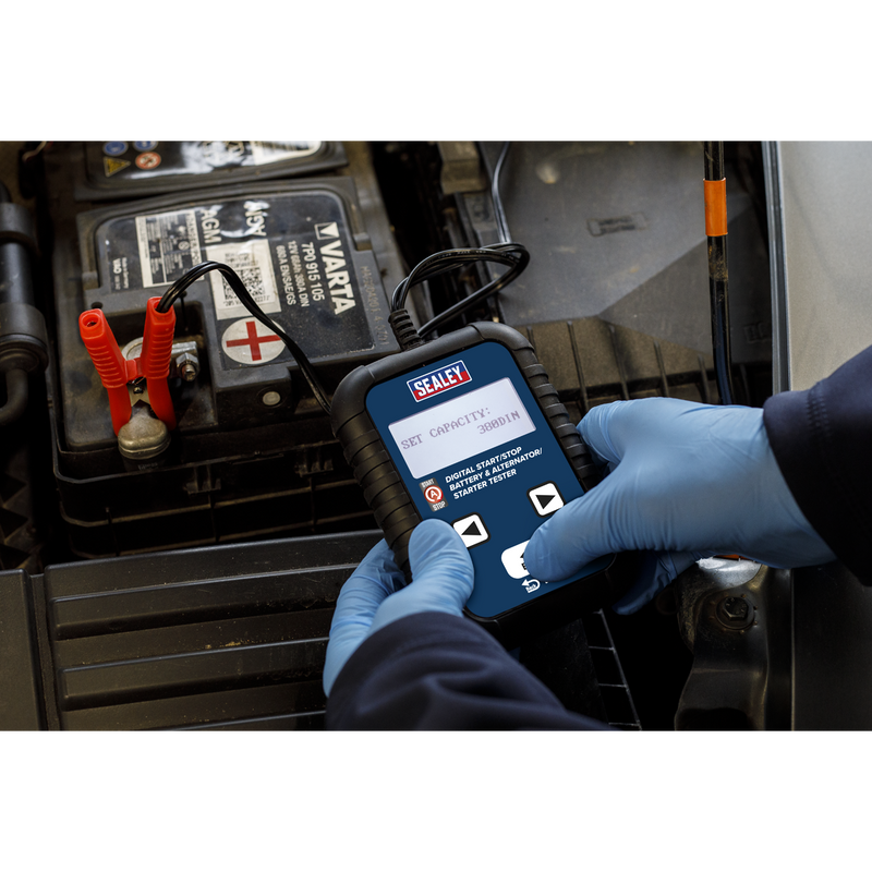 Sealey Digital Battery & Alternator Tester 12/24V BT2011