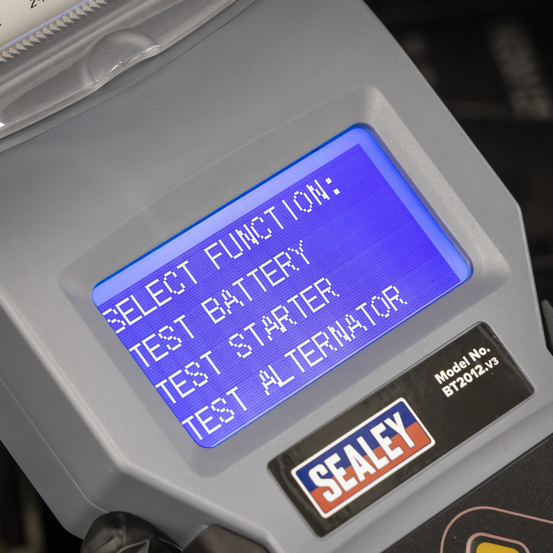 Sealey Digital Battery Tester Model BT2012 12V with Printer