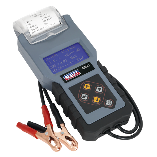 Sealey Digital Battery Tester Model BT2012 12V with Printer