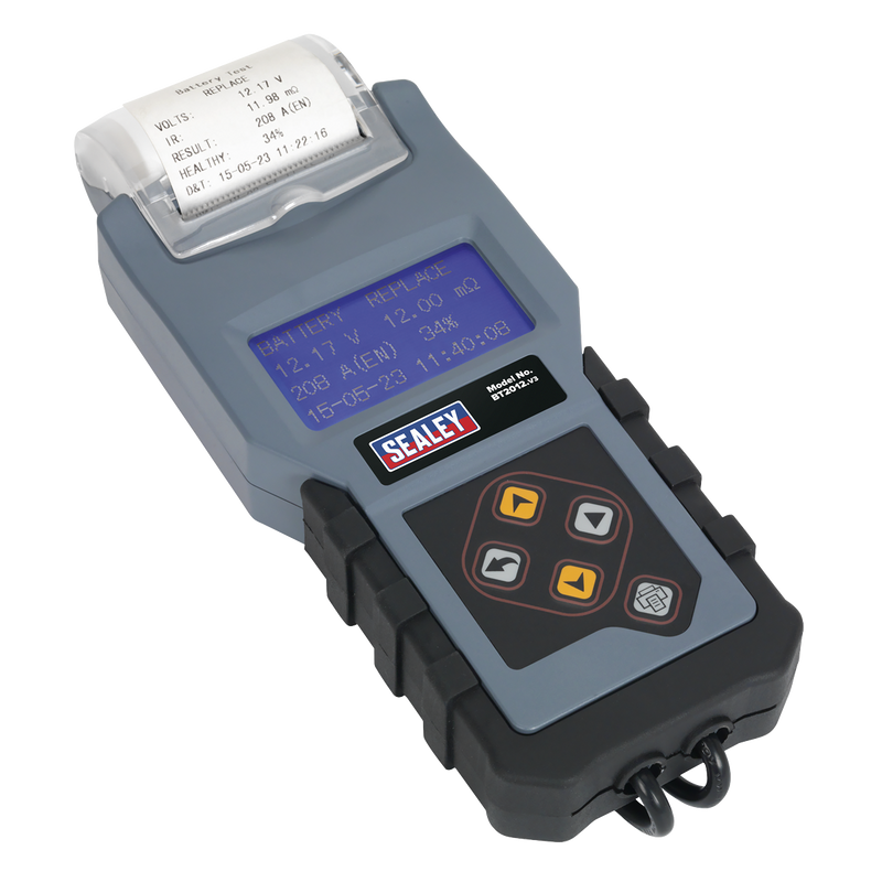 Sealey Digital Battery Tester Model BT2012 12V with Printer