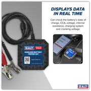 Sealey Wireless Battery Tester BT2030 DC 6V-30V