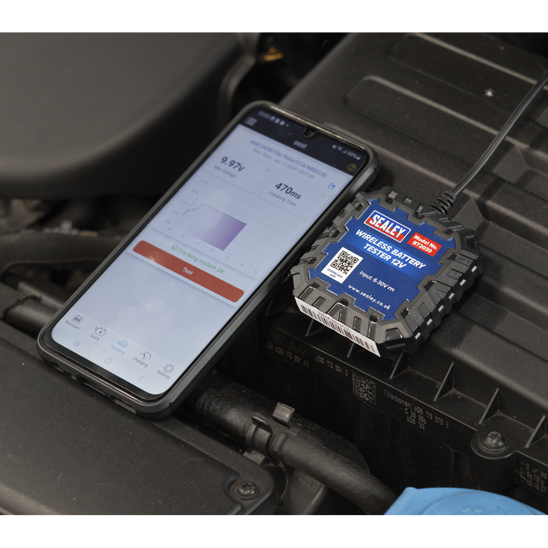 Sealey Wireless Battery Tester BT2030 DC 6V-30V