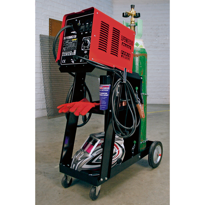 Sealey Universal Trolley for Portable MIG Welders BTR4 280mm Width