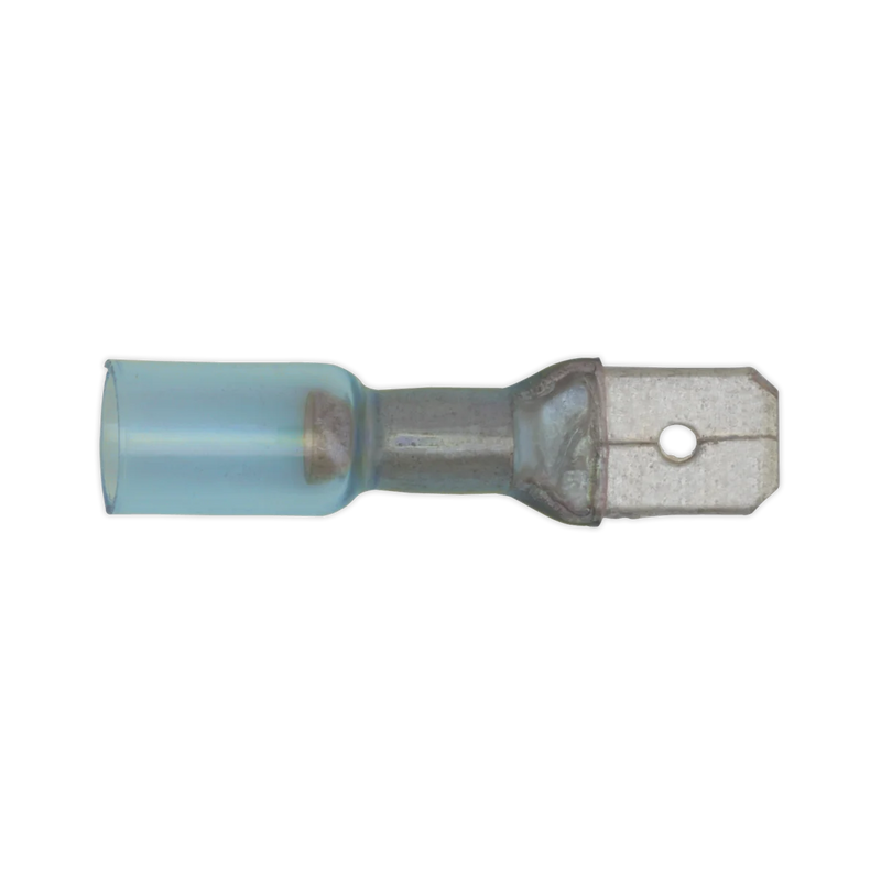 Sealey Heat Shrink Push-On Male Terminal 6.3mm - Pack of 25