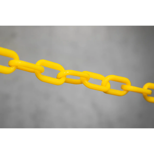 Sealey Plastic Chain 25m x 6mm - Black/Yellow