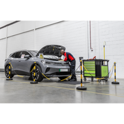 Sealey Post with Base - 850mm Black/Yellow Safety Barrier
