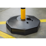 Sealey Post with Base - 850mm Black/Yellow Safety Barrier