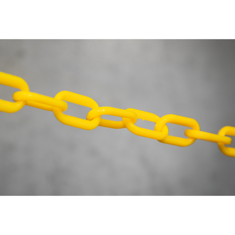 Sealey Post & Chain Kit 25m - Black/Yellow