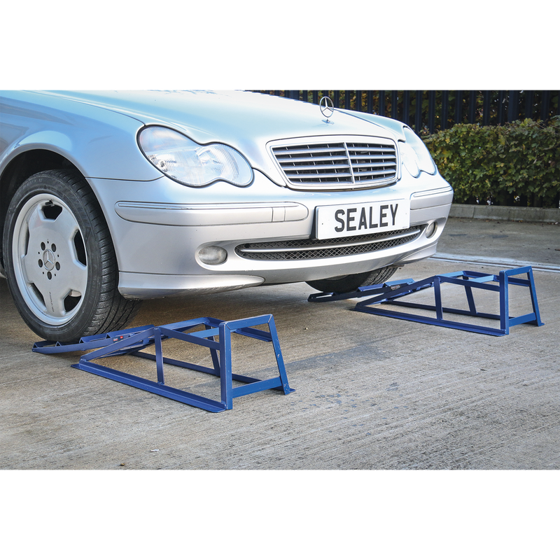 Sealey Car Ramp Extensions 400kg Each/800kg Pair 630mm