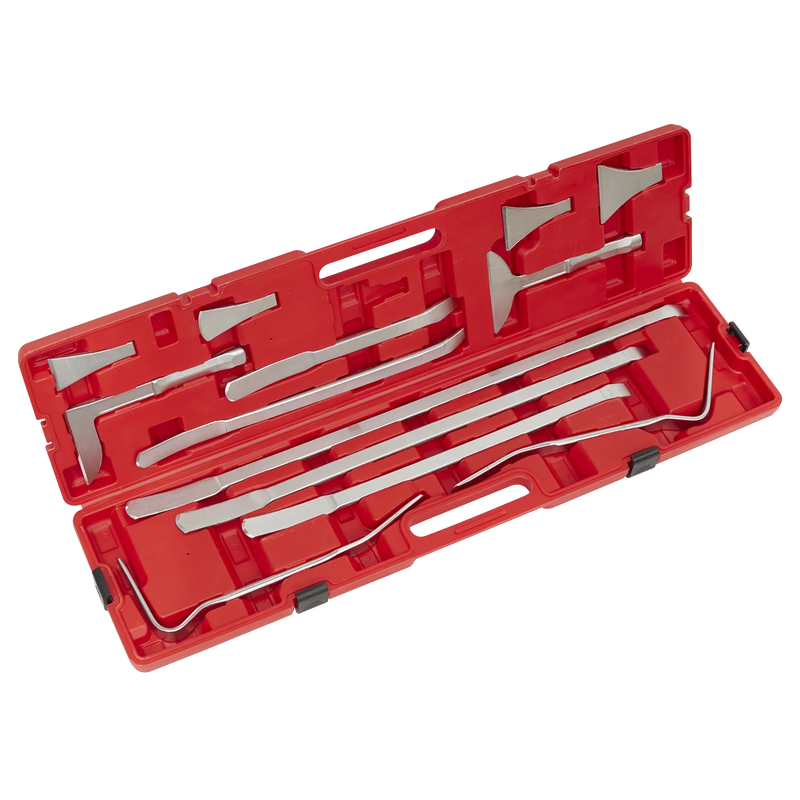 Sealey Body Panel Levering Tool Set 13 Piece Maximum Length 900mm