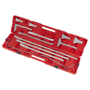 Sealey Body Panel Levering Tool Set 13 Piece Maximum Length 900mm
