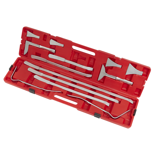 Sealey Body Panel Levering Tool Set 13 Piece Maximum Length 900mm