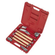 Sealey Panel Beating Set 9 Piece - Includes Hammers & Dollies