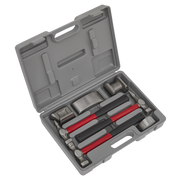 Sealey Drop-Forged Panel Beating Set 7 Piece with Fibreglass Shafts