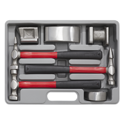 Sealey Drop-Forged Panel Beating Set 7 Piece with Fibreglass Shafts