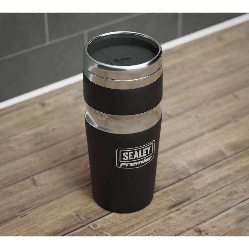 Sealey Premier Travel Mug with Tool Kit CCP22 470ml Stainless Steel