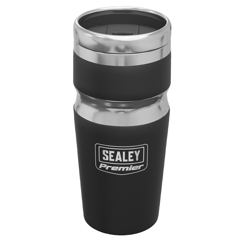 Sealey Premier Travel Mug with Tool Kit CCP22 470ml Stainless Steel