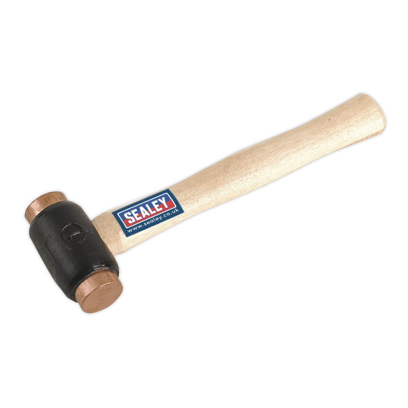 Sealey Premier Copper Faced Hammer CFH02 1.75lb with Hickory Shaft