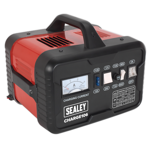 Sealey 12/24V Battery Charger CHARGE106 8A 230V
