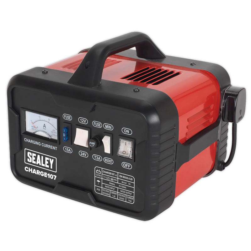 Sealey 12/24V Battery Charger CHARGE107 11A 230V