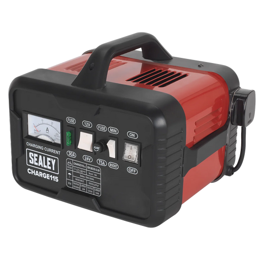Sealey 12/24V Battery Charger CHARGE115 19A 230V
