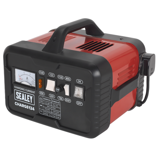 Sealey 12/24V Battery Charger CHARGE124 28A 230V