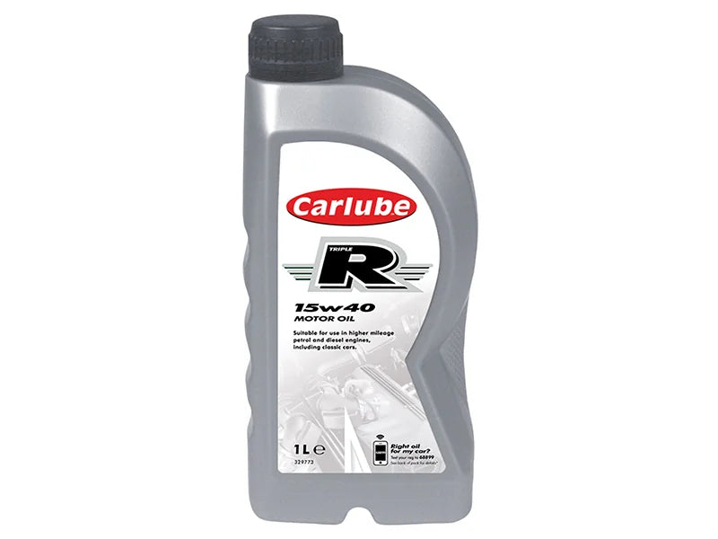 Carlube Triple R 15W-40 High Mileage Oil 1 litre - XRH001